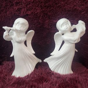 Vintage Atlantic Mold Ceramic Angels